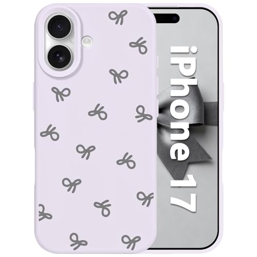 Coque iPhone 17 joli motif nœud, le cadeau esthétique idéal pour elle