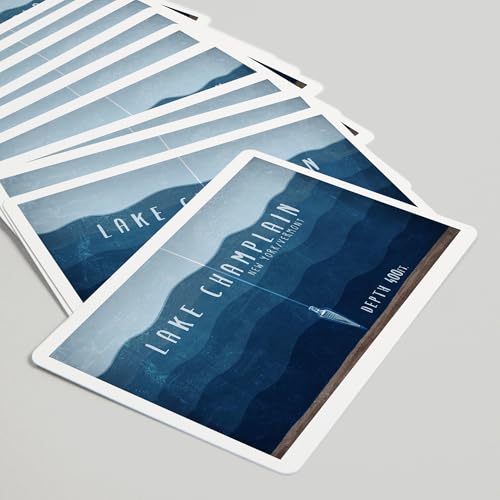 52 Cartas de Poker Lake Champlain New York miniatura 5