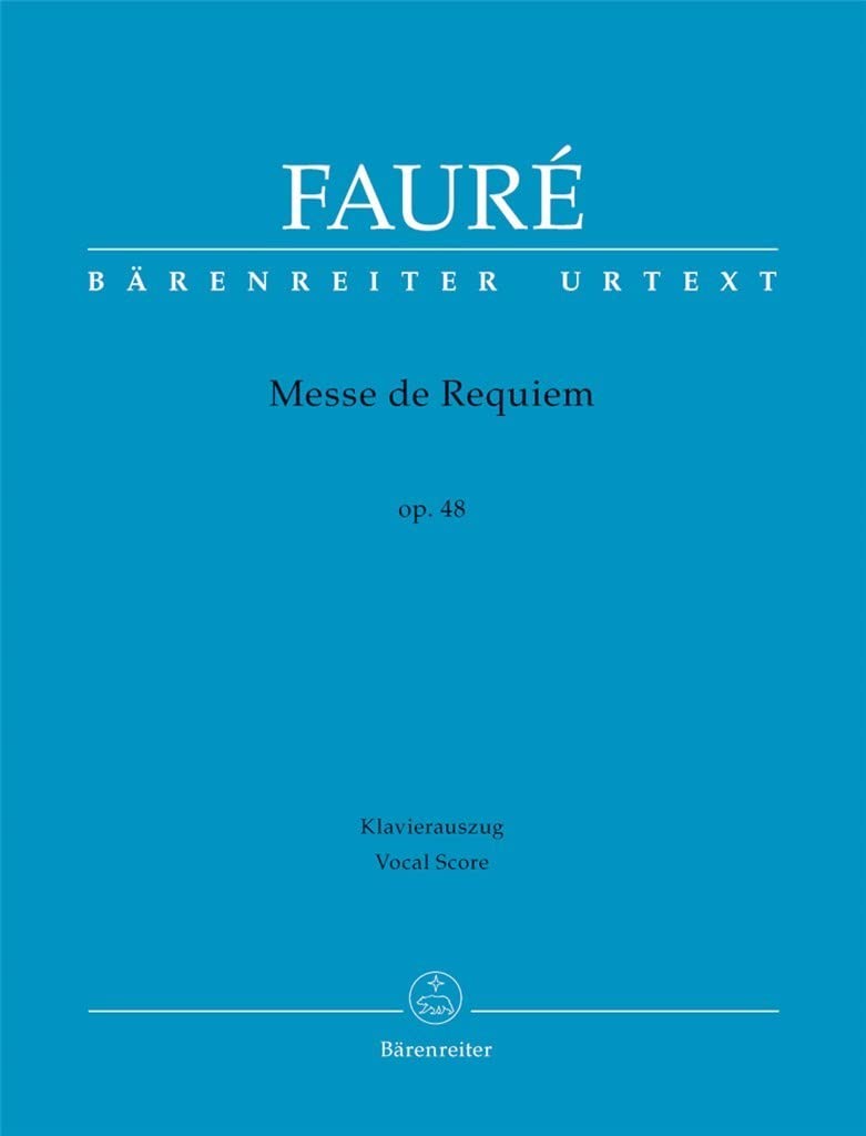 Requiem Op.48 full orchestral version 1900 (Vocal Score)