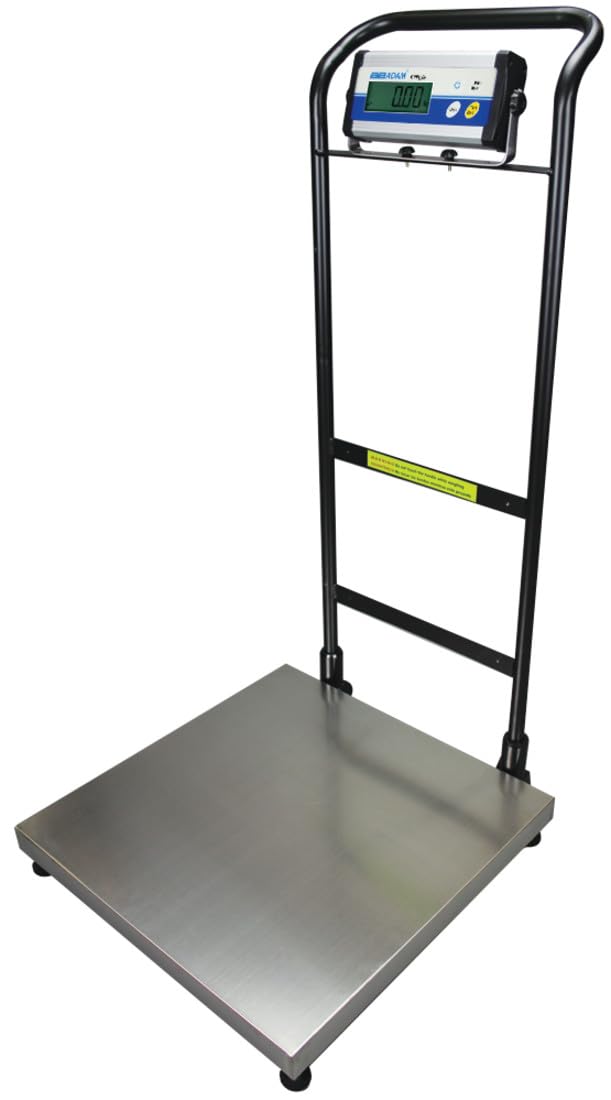 Adam Equipment CPWplus 75W Wheeled Floor Scale, 165lb/75kg Capacity, 0.05lb/20g Readability
