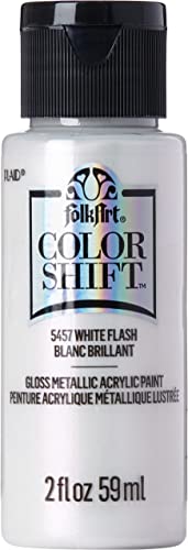 Image of FolkArt Color Shift Acrylic Craft Paint, 2 oz, White
