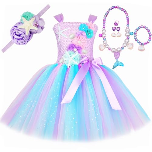 Disfraz de sirena para niñas 9-10 años