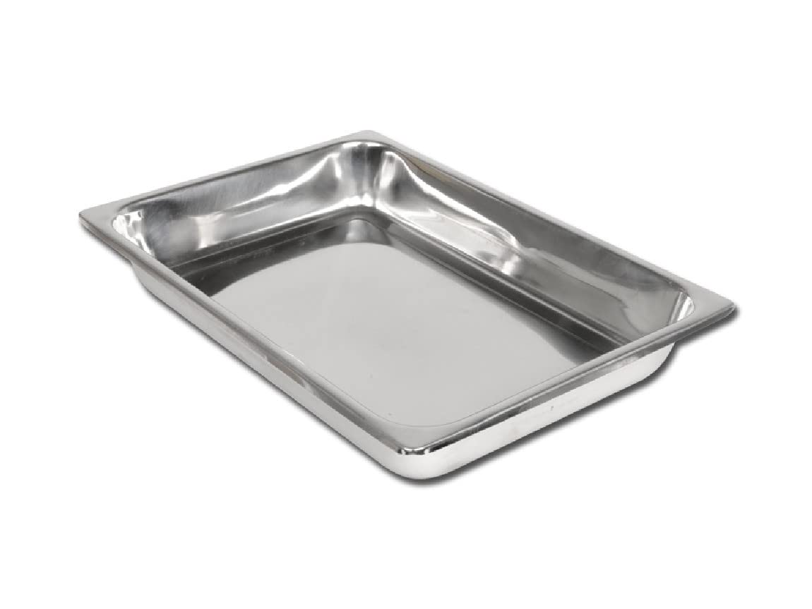 GIMA 26604 Vassoio Inox, 355 X 254 X 50 mm, 1 Pezzo
