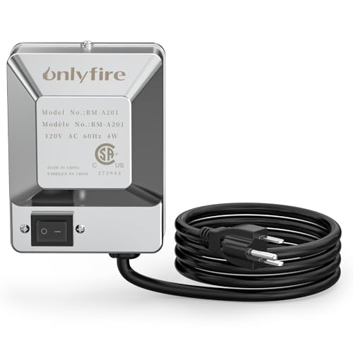 onlyfire Universal Stainless Steel Grill Electric Rotisserie Motor 110 Volt 4 Watt On/Off Switch- 30 lb. Load, OEM/ODM, Aftermarket