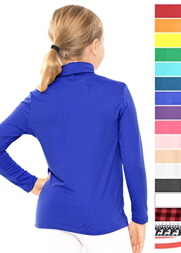Image of STRETCH IS COMFORT Girl's Oh So Soft Long Sleeve Turtleneck | Youth Size 2-16