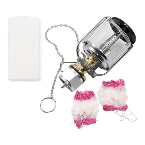 UPKOCH Campinglampe Gaslaterne Mapp Gas Propangas Outdoor Lampe Mit Abdeckung Tragbare Notlampe Für Bergsteigen Angeln Camping