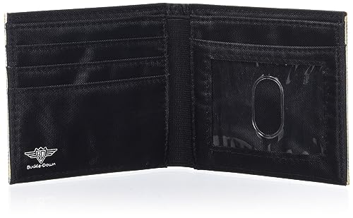 Teenage Mutant Ninja Turtles mens Buckle-down Canvas Bifold - Tmnt Turtle Battle Poses/Pizza Wallet, Multicolor, 4.0 x 3.5 US3