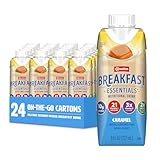 Carnation Breakfast Essentials Original Nutritional Drink, New Caramel Flavor, Ready-to-Drink, 10g Protein, Vitamins D & C, Key Nutrients for Immune Support, Gluten Free, Kosher, 8 FL OZ (24 Pack)