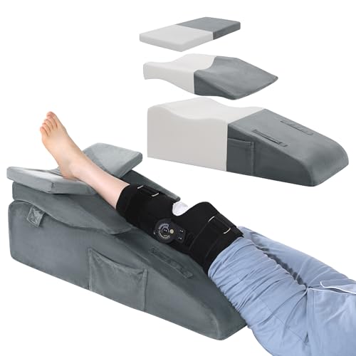ROYALAY Adjustable Leg Elevation Pillows for After Surgery,...