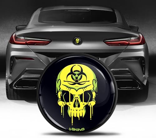 Image of Biomar Labs Compatible with BMW Emblem 51148219237 Trunk Tuning Badge 74mm Toxic Black EZ 14