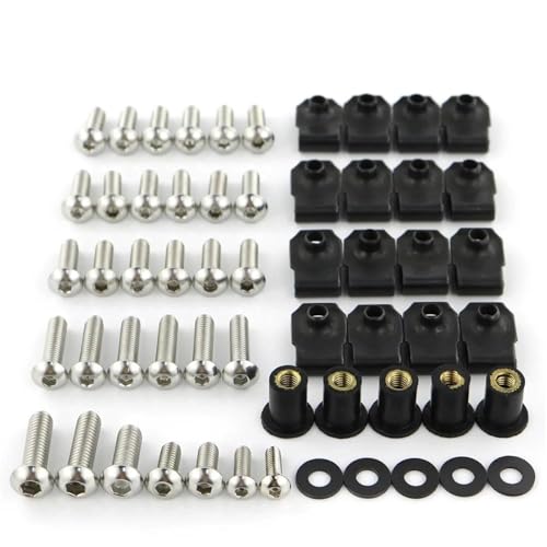 Tornillos carenado K1200LT plata contra vibraciones en paneles laterales