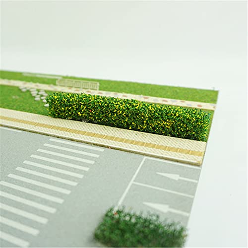 12 Pcs Miniature Shrub Strips Static Shrub Vegetation Groups Bush Model Static Scenery Model Aritificial Plants For Diy Architecture Building Model Railway Train Diorama Garden Scenery Landscape #TOP3