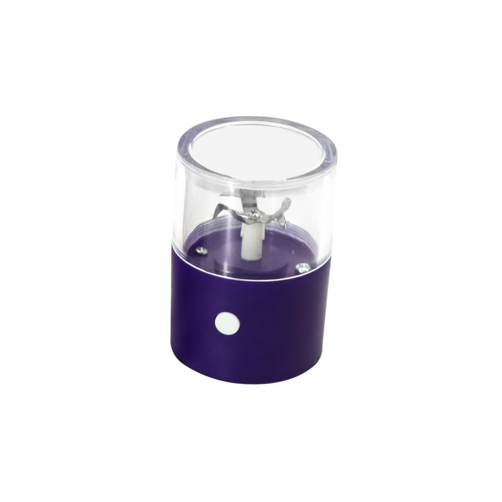 EBILUN Multifunction Electric Herb Grinder Tobacco Crusher USB Rechargeable Grass Grinders Smoking Accessories Household Kitchen Tools (Purple)