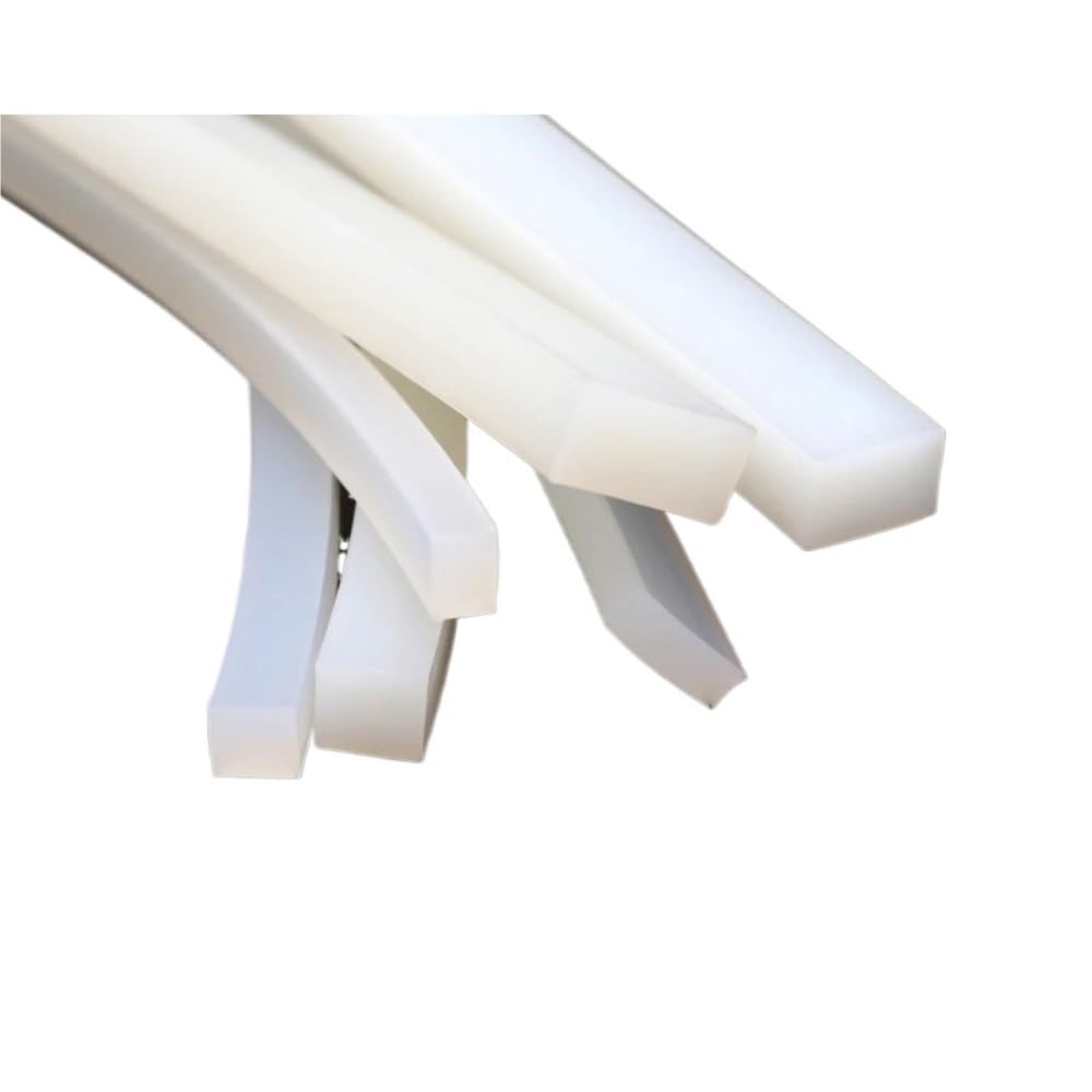 Burlete resistente a altas temperaturas de silicona sólida 5x30mm para perfiles
