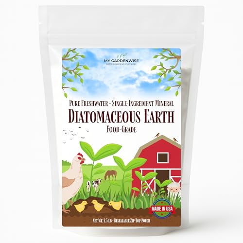 Image of Diatomaceous Earth Food Grade - Diatomaceous Earth (DE) Powder - Pets & Plants Safe - Made in USA (2.5 lb)