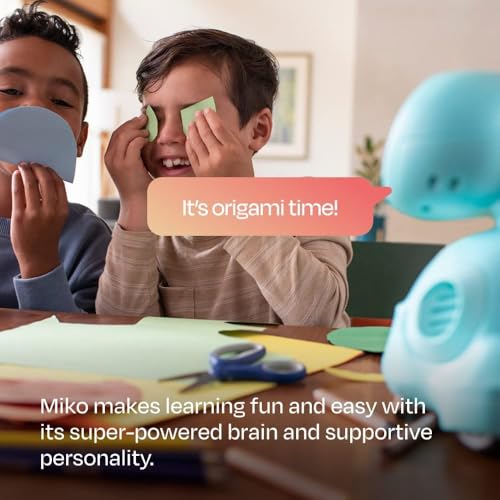 Image of Miko 3 AI Robot for Kids | STEAM Learning, Apps & Games | Ages 5-12 | Blue