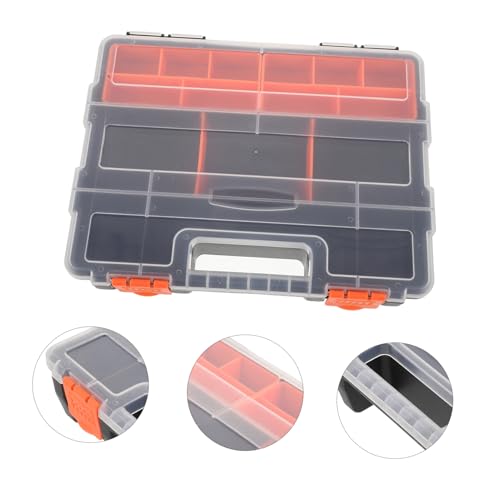 Boîte de rangement plastique compartimentée vis outils quincaillerie - 3