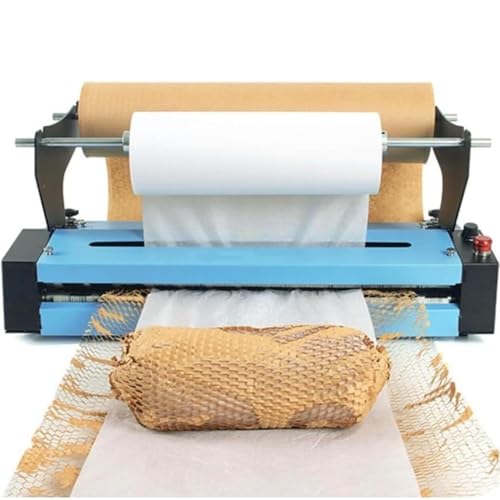 Dispensador De Papel De Envolver Kraft, Dispensador De Rollo De Papel Alveolar, Estiramiento Ajustable, Descarga Automática De Papel, Adecuado para Tiendas De Venta De Aliment