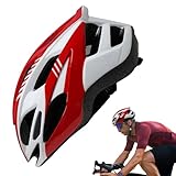 Tktouci Casco de Ciclismo - Accesorios para Ciclismo Casco BTT,Protección Cabeza Ajustable Unisex Correa Barbilla Exterior Montaña Carretera Urbano