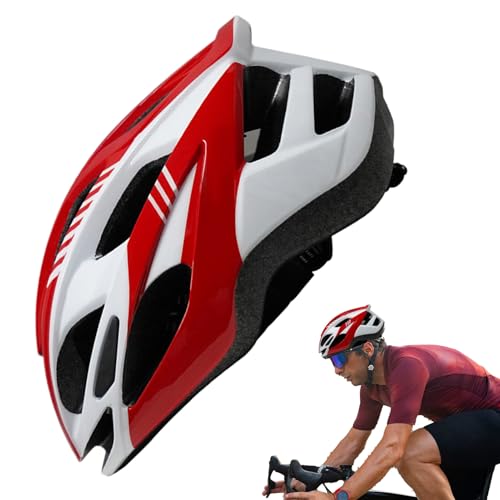 Casco de ciclismo para adultos con correa de barbilla ajustable y diseño ligero
