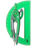 Mr. Pen- Compass and Protractor Set, Math Compass for Geometry and Drawing