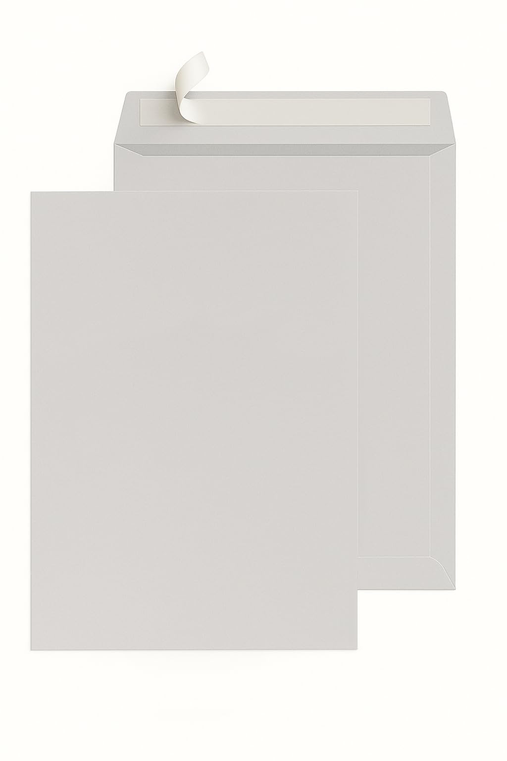 1000 x Stück HK Briefumschläge Papier weiße ohne Fenster DIN DIN C5 162 x 229 mm Papierstärke: 80 g/m² Briefumschlag Umschlag Brief Verschlussart: Selbstklebung mit abziehbarem Streifen (1000)