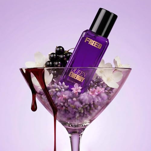 Image of FREED Queen Energy Eau De Parfum for Women | Royal Luxury Perfume with Black Currant, Vanilla & Cashmeran | Long Lasting Smell | Premium Gifts for Woman | 20ml