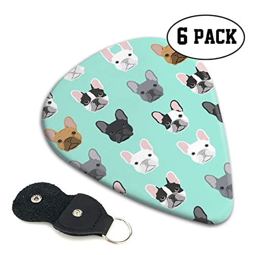 Ensemble de 6 médiators pour guitare bouledogue français pour guitare acoustique, guitare électrique, basse, ukulélé… - Les Beatles, Paul McCartney, John Lennon, RIngo Starr, George Harrison Ensemble de 6 médiators pour guitare bouledogue français pour guitare acoustique, guitare électrique, basse, ukulélé… – Image 3