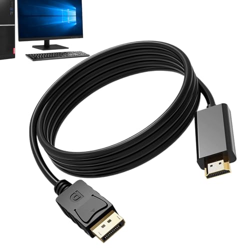 CGACCSD Cable Monitor | Cable Monitor de Alta Definición 4K de 1,8 m | Piezas de Repuesto Plug and Play Datos para Hombres, Mujeres, Teatro, Computadoras, Computadoras y Escritorio