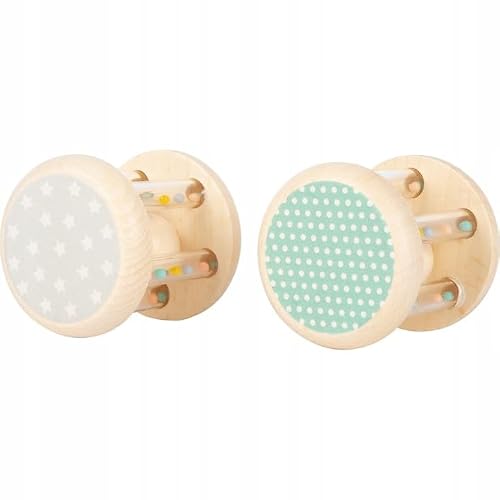 Small foot by Legler Rattle Animals Pastel hochet avec billes 2 pcs - vue 6