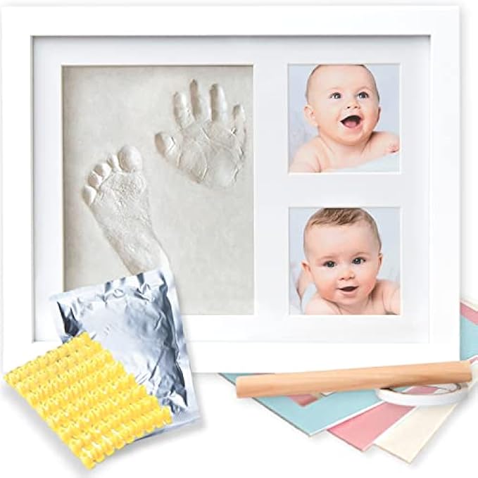 Baby Hand and Footprint Kit, New Born Baby Girls Gift, Registry for Baby, Baby Shower Gifts, New Born Baby Girls Gift, Gender Reveal Gifts, Baby Footprint Kit, Gifts for New Mom, Newborn Gifts, Baby K