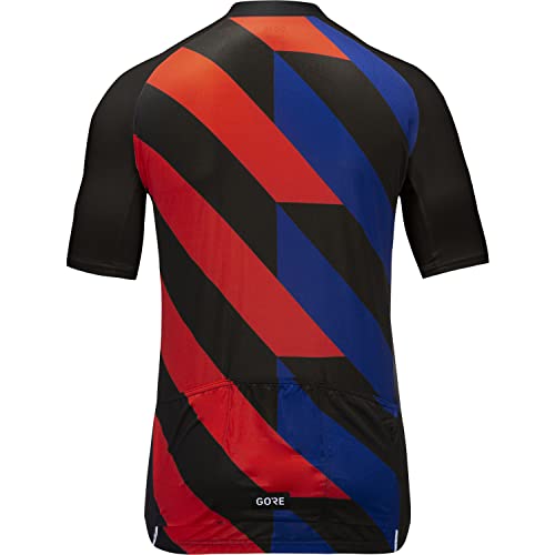 GORE WEAR Herren Signal Trikot Vest, Black/Fireball, S EU – Ansicht 2
