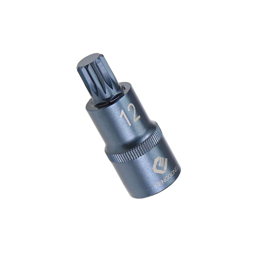 TA-VIGOR Triple Square Spline Bit Socket, 1/2" Drive x M12 (12mm) CR-V Key Socket, Premium S2 Steel Bits