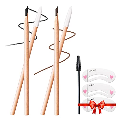 Waterproof Wooden Eyebrow Pencil - Wooden Eyebrow