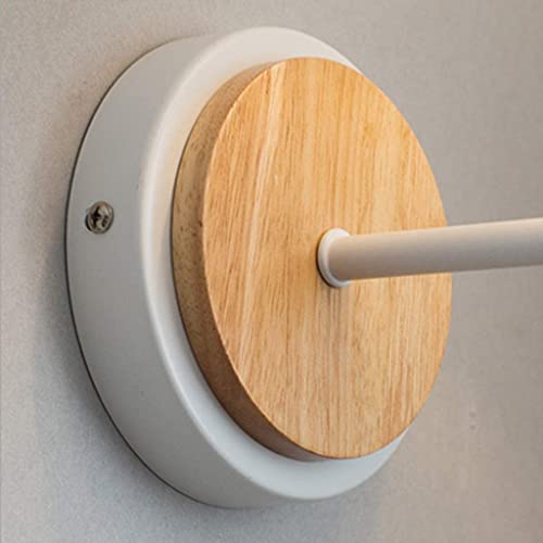 Lámpara de pared nórdica creativa de madera con apliques de pared LED 5