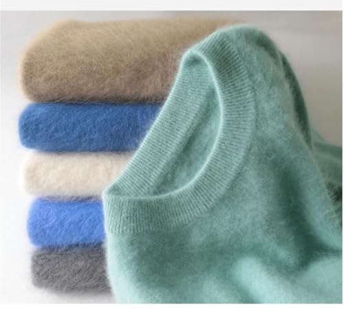 Men's Cashmere Sweater O-Neck Pullovers Knit Sweaters Winter Tops Long Sleeve Business Jumpers2