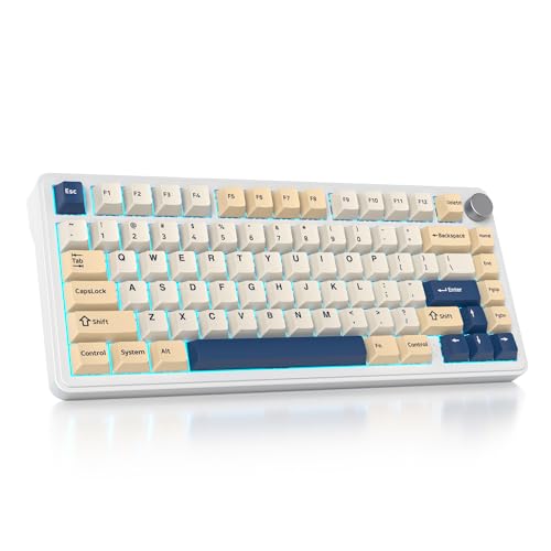 Clavier gamer mécanique M75 hotswap avec bouton rotatif de contrôle