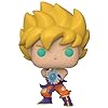 POP Dragon Ball Z - Super Saiyan Goku with Kamehameha Wave Funko Pop! Vinyl Figure (Bundled with Compatible Pop Box Protector Case), Multicolored, 3.75 inches