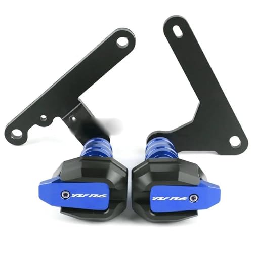 Protection cadre YZF-R6 2017-2021 T-BLUE7 kit patins de carénage moto