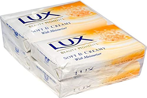 Lux Sapone Soft And Creamy, 125 g, 4 Pezzi