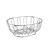 Cuisinox Oval Bread Basket/Fruit Bowl, Stainless Steel