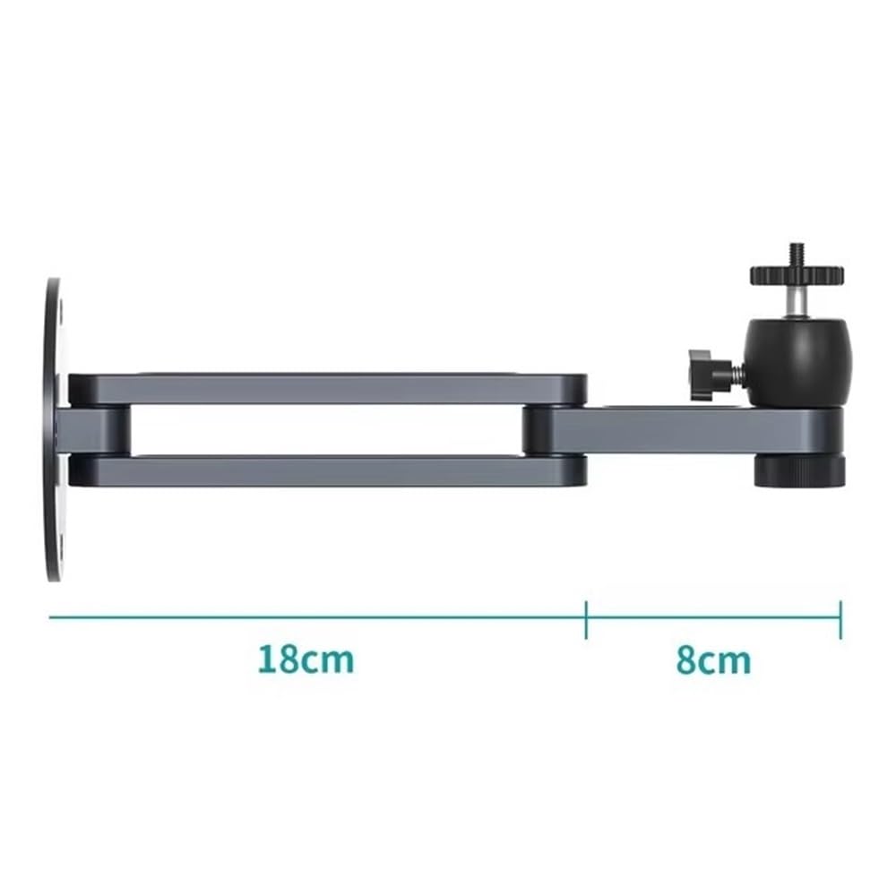 Supports de support pour projecteur Support de projecteur robuste en alliage d'aluminium, support mural for trou de vis universel de 1/4 pouces, capacité de chargement de 10Kg Prise en charge du proje