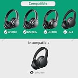 Geekria QuickFit Replacement Ear Pads Compatible with Anker Soundcore Life Q20, Q20+, Q20i, Life 2 (Not Fit for Life 2 Neo) Headphones, Repair Parts (Blue) - Image 2