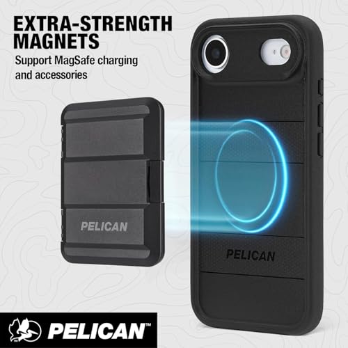 Pelican Protector iPhone Air Case - Rugged MagSafe Phone Case - Black - image 4