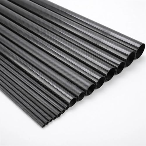 4PCS Carbon Fiber Tube Length 250mm Diameter 38mm 40mm for RC Model Aircraft Drone Accessories Carbon Fiber Square Tube(40X36 Plain Matte)