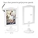 Lawei 10 PCS Double Sided Standing Picture Frames 4x6 Inch, Plastic Pedestal Photo Frame Bulk, White Vertical Picture Holder with Inserts & Base, Display Picture Frames for Wedding, Table