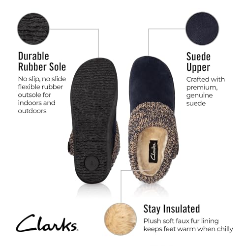 Image of Clarks Women's Knit Scuff Slipper