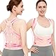Vicorrect Posture Corrector für Frauen und Männer: Rückenstützband zur Linderung von Schmerzen im oberen Rücken und in den Schultern (Rosa, M)
