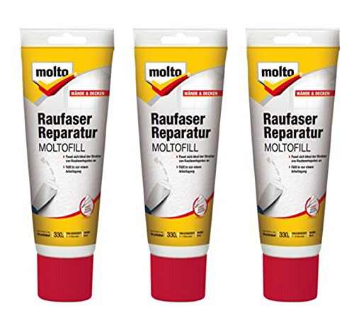 Molto Moltofill Raufaser Reparatur, weiß (3 x 330g)