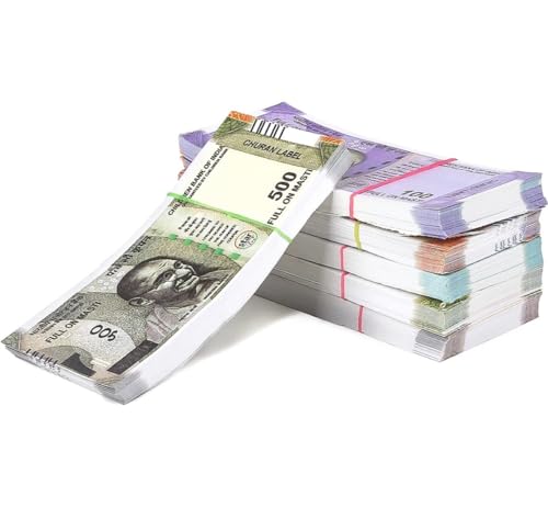 Image of Kids Learning Money Toy Set for Early Education, Currency Notes Pretend Play Kit, Counting & Money Skills Educational Toy for Boys & Girls, Creativity & Math Learning Activity Game Set (11x6)
